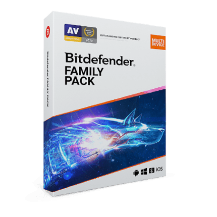 Bitdefender Family Pack 1-Year / 15-Devices – USA/Canada