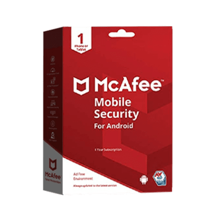 McAfee Mobile Security 1-Year / 10-Android/iOS