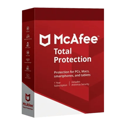 McAfee Total Protection 1-Year / 5-Devices - USA