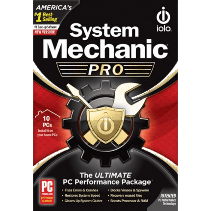 iolo System Mechanic Pro – 1-Year / 10-PC